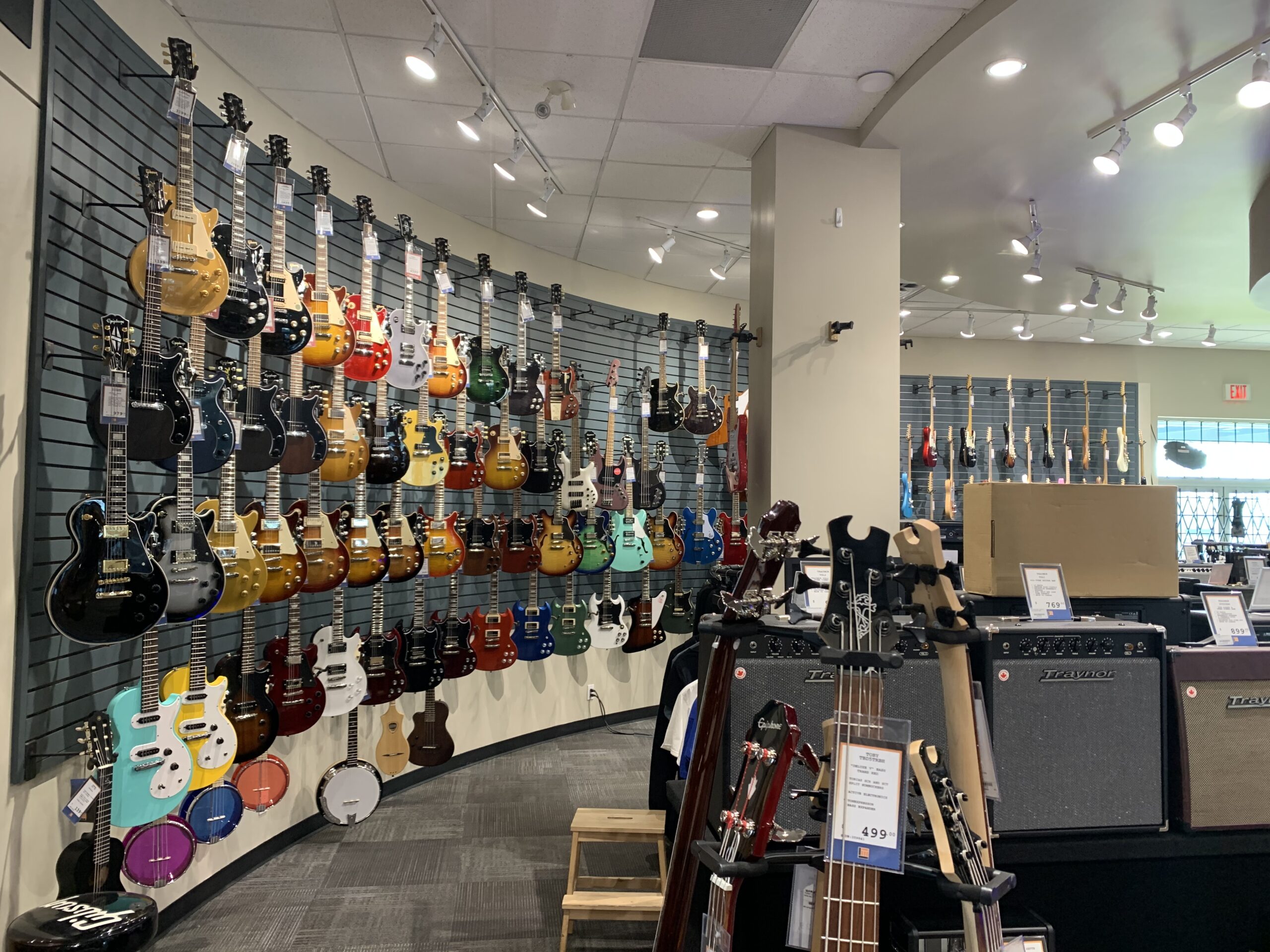 long and mcquade guitar wall